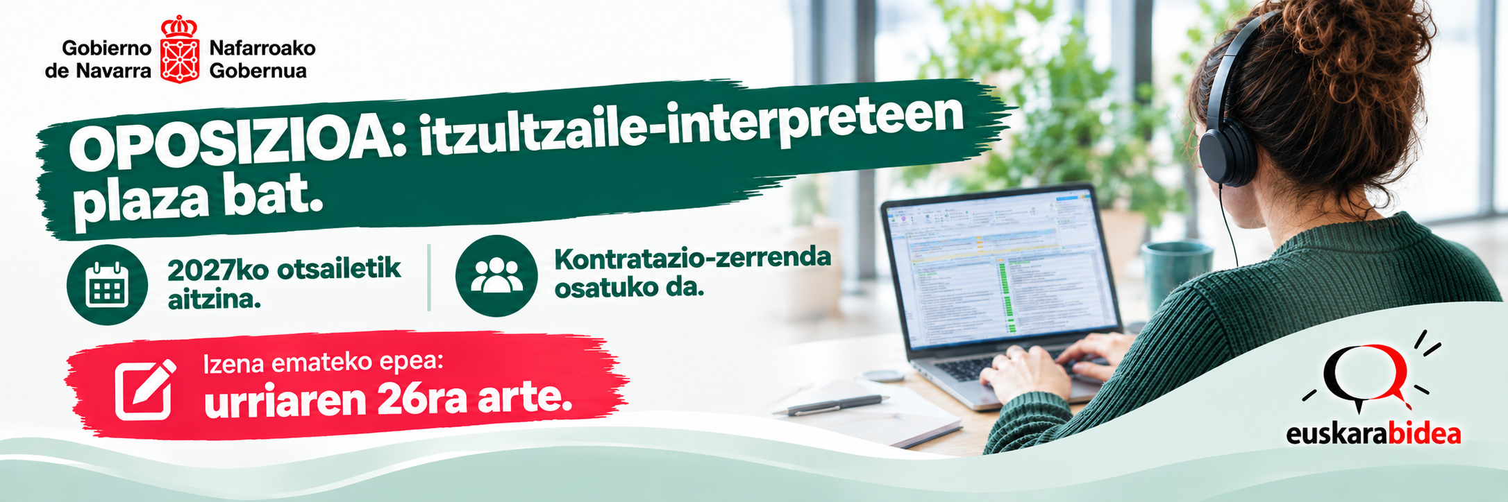 Albiste hontara sartu: Itzultzaile-interprete izateko oposizioa